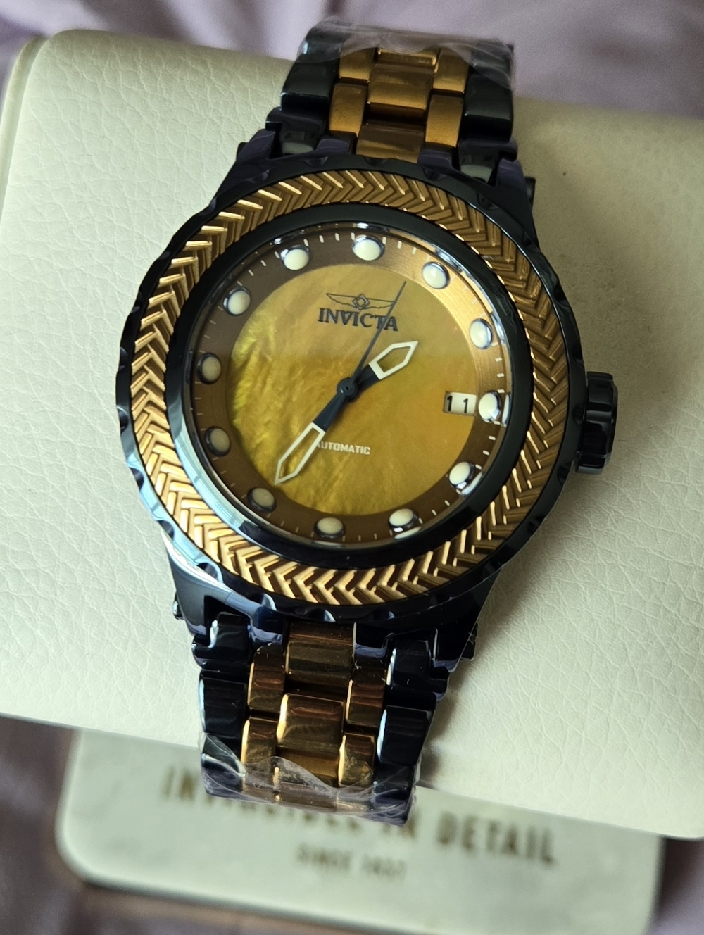 Invicta Specialty #34857 Blue & Khaki 44mm Automatic Watch